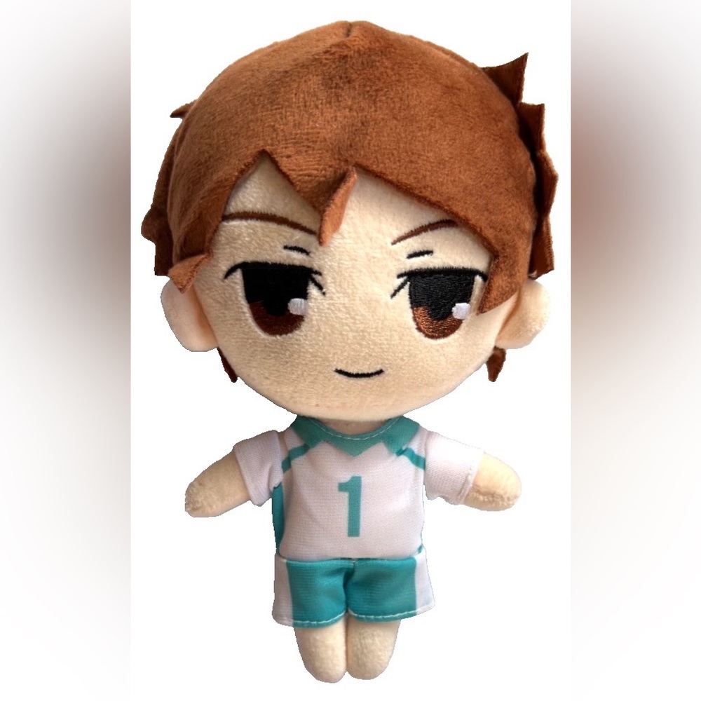 Haikyu! Toru Oikawa Anime Plush Toy 8" Aoba Johsai Uniform Jersey #1 Mascot Fuwa